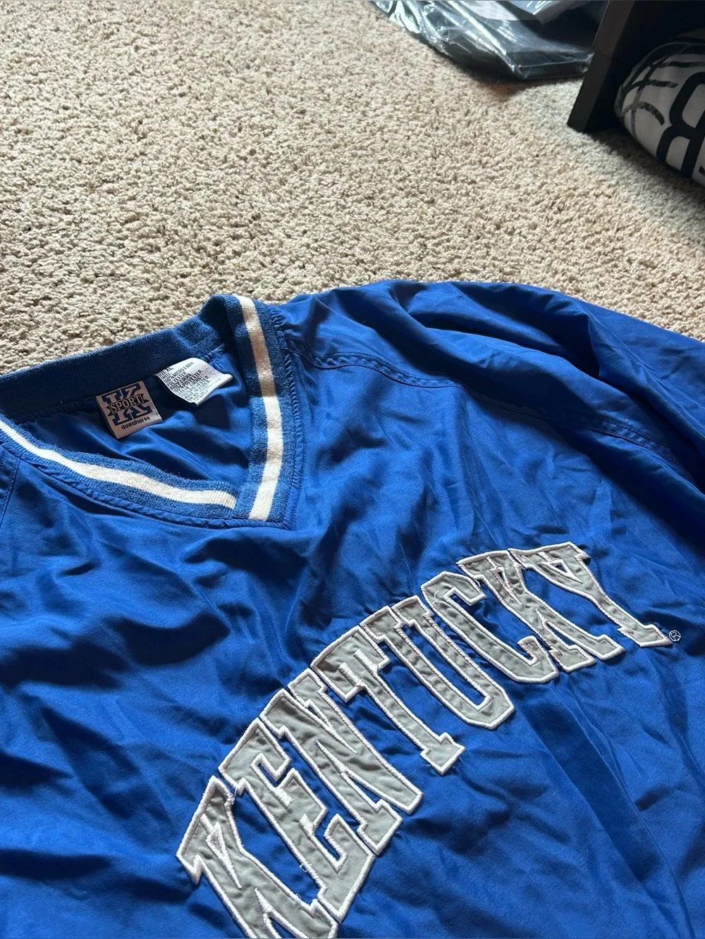 Kentucky Blue V-Neck Pullover Sweater
